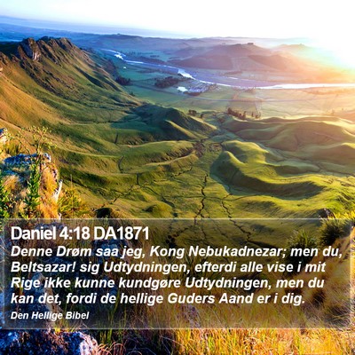 Daniel 4:18 DA1871 Bible Verse Image