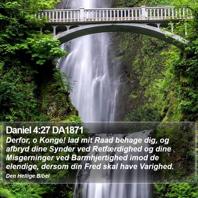 Daniel 4:27 DA1871 Bible Verse Image