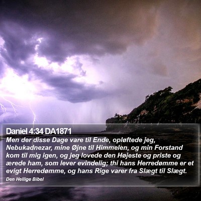 Daniel 4:34 DA1871 Bible Verse Image