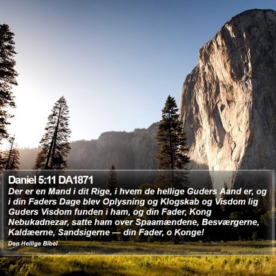 Daniel 5:11 DA1871 Bible Verse Image