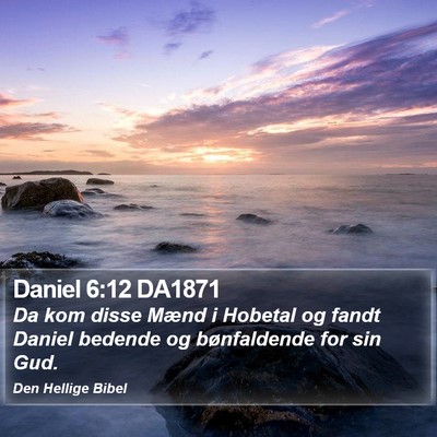 Daniel 6:12 DA1871 Bible Verse Image