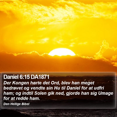 Daniel 6:15 DA1871 Bible Verse Image