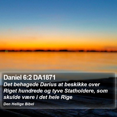 Daniel 6:2 DA1871 Bible Verse Image