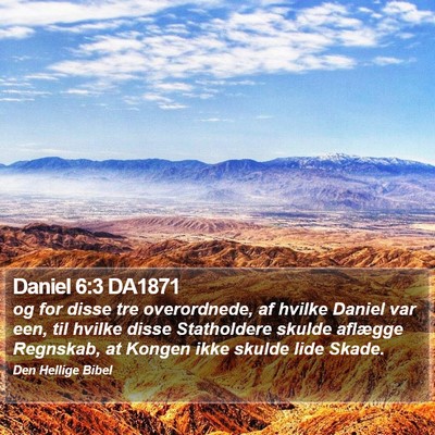 Daniel 6:3 DA1871 Bible Verse Image