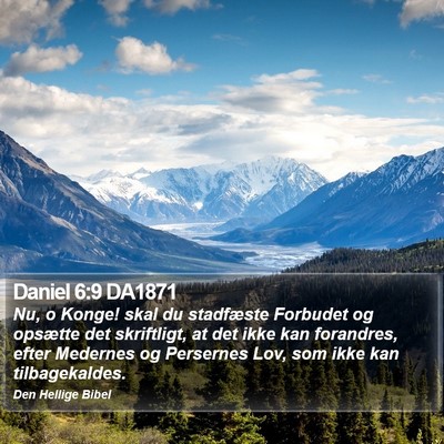 Daniel 6:9 DA1871 Bible Verse Image