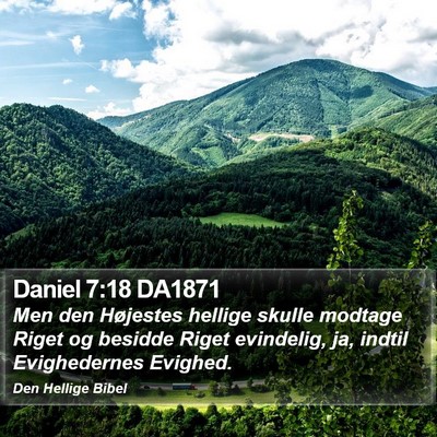 Daniel 7:18 DA1871 Bible Verse Image