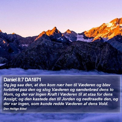 Daniel 8:7 DA1871 Bible Verse Image