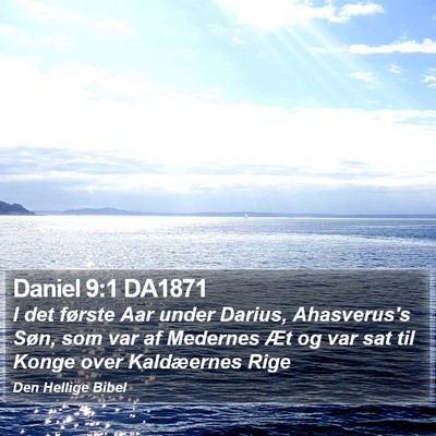Daniel 9:1 DA1871 Bible Verse Image