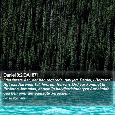 Daniel 9:2 DA1871 Bible Verse Image