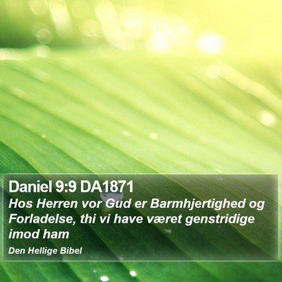Daniel 9:9 DA1871 Bible Verse Image