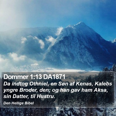 Dommer 1:13 DA1871 Bible Verse Image