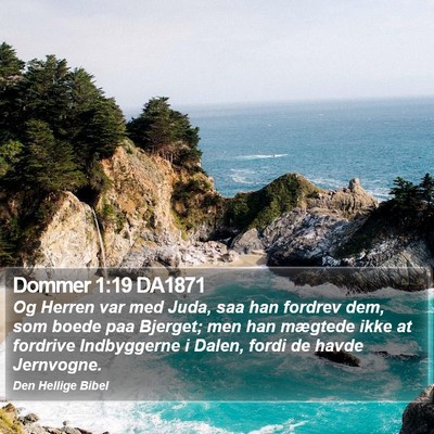 Dommer 1:19 DA1871 Bible Verse Image