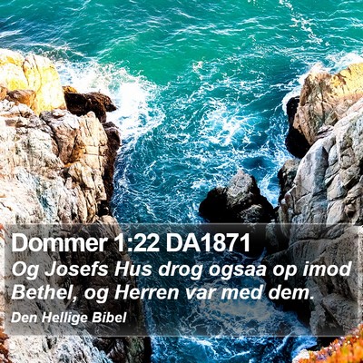 Dommer 1:22 DA1871 Bible Verse Image