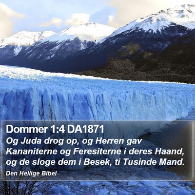 Dommer 1:4 DA1871 Bible Verse Image