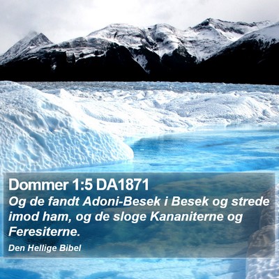 Dommer 1:5 DA1871 Bible Verse Image