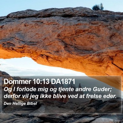 Dommer 10:13 DA1871 Bible Verse Image