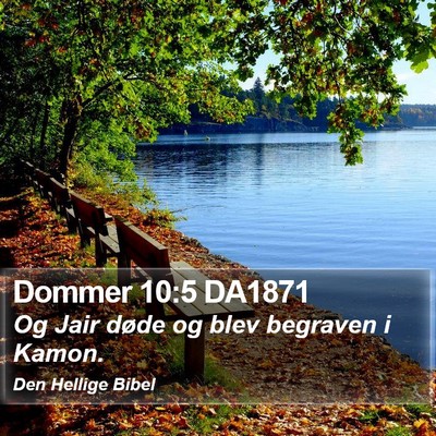 Dommer 10:5 DA1871 Bible Verse Image