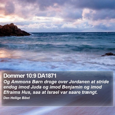 Dommer 10:9 DA1871 Bible Verse Image