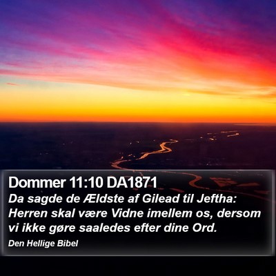 Dommer 11:10 DA1871 Bible Verse Image