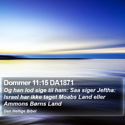 Dommer 11:15 DA1871 Bible Verse Image