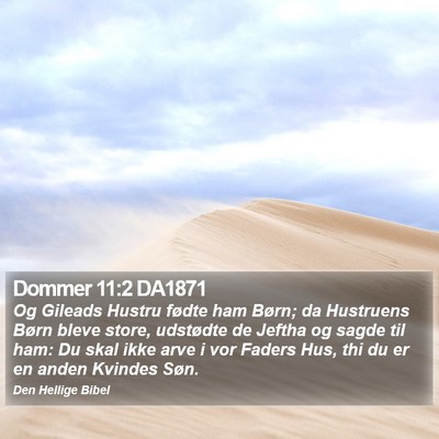 Dommer 11:2 DA1871 Bible Verse Image