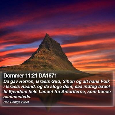 Dommer 11:21 DA1871 Bible Verse Image