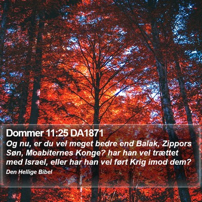 Dommer 11:25 DA1871 Bible Verse Image