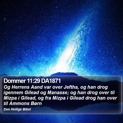 Dommer 11:29 DA1871 Bible Verse Image