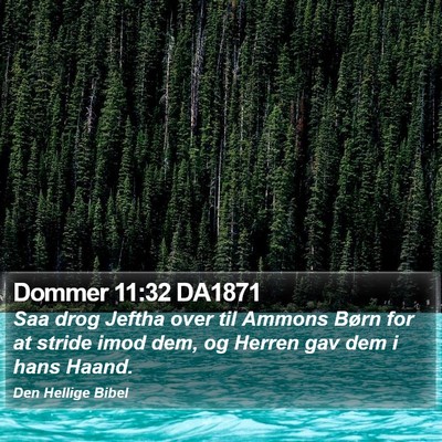 Dommer 11:32 DA1871 Bible Verse Image