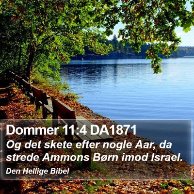 Dommer 11:4 DA1871 Bible Verse Image