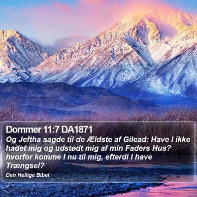 Dommer 11:7 DA1871 Bible Verse Image