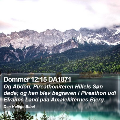 Dommer 12:15 DA1871 Bible Verse Image