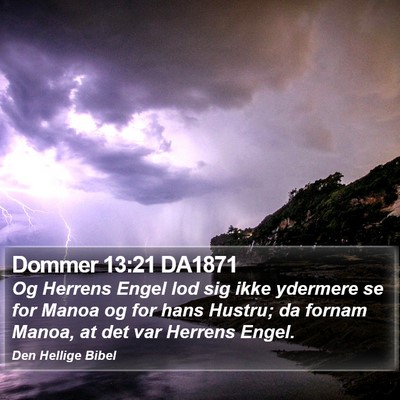 Dommer 13:21 DA1871 Bible Verse Image