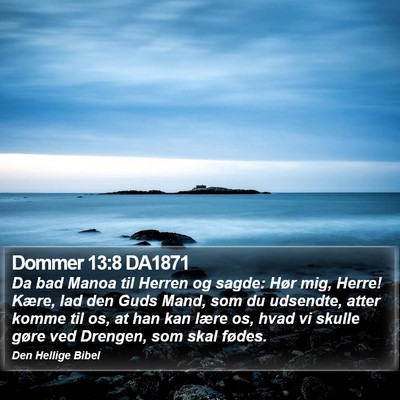 Dommer 13:8 DA1871 Bible Verse Image