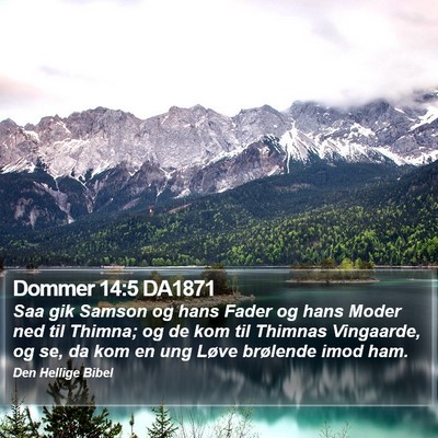 Dommer 14:5 DA1871 Bible Verse Image