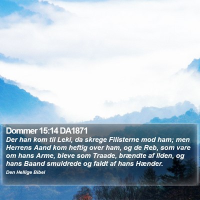 Dommer 15:14 DA1871 Bible Verse Image