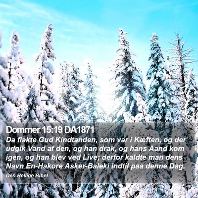 Dommer 15:19 DA1871 Bible Verse Image