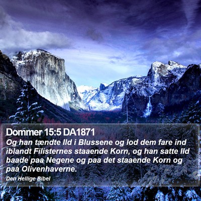 Dommer 15:5 DA1871 Bible Verse Image