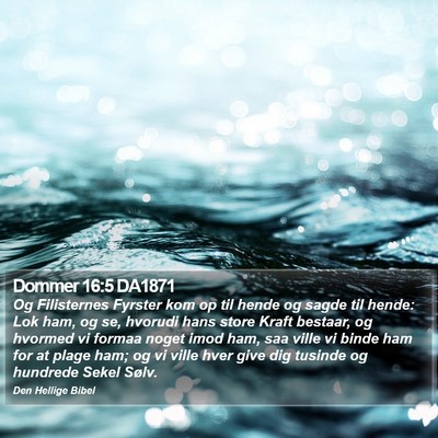 Dommer 16:5 DA1871 Bible Verse Image