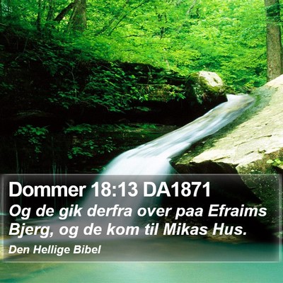 Dommer 18:13 DA1871 Bible Verse Image