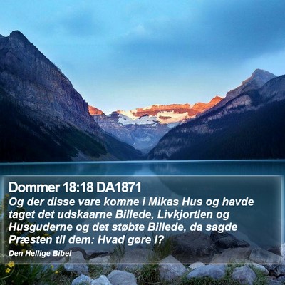 Dommer 18:18 DA1871 Bible Verse Image