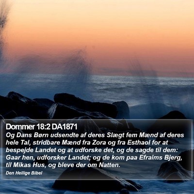 Dommer 18:2 DA1871 Bible Verse Image