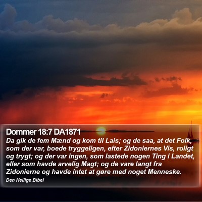 Dommer 18:7 DA1871 Bible Verse Image