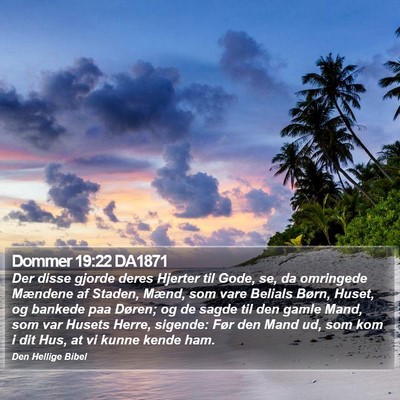 Dommer 19:22 DA1871 Bible Verse Image