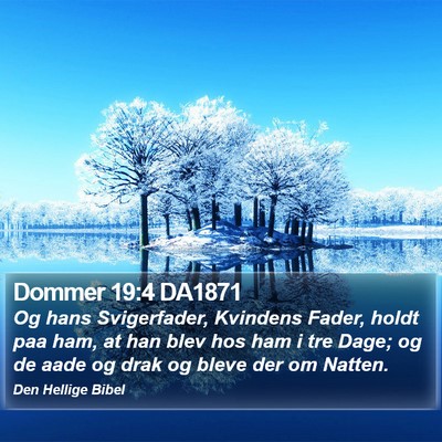 Dommer 19:4 DA1871 Bible Verse Image