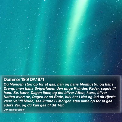 Dommer 19:9 DA1871 Bible Verse Image