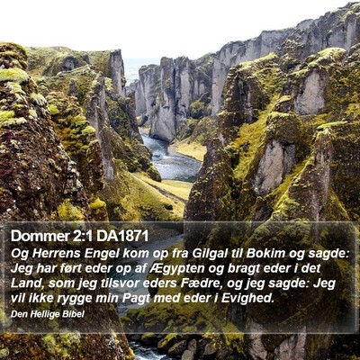 Dommer 2:1 DA1871 Bible Verse Image