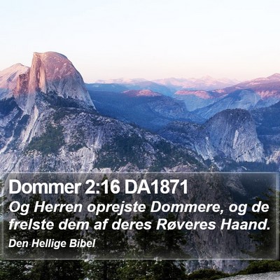 Dommer 2:16 DA1871 Bible Verse Image