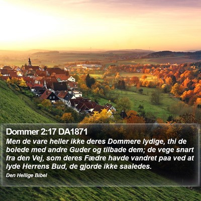 Dommer 2:17 DA1871 Bible Verse Image