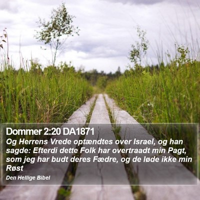 Dommer 2:20 DA1871 Bible Verse Image